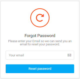 Voucher forgot password